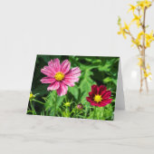 Cosmos Blank Note Card Karte (Gelbe Blume)