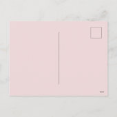 Cosmos Blossoms Pastel Harmony Feiertagspostkarte (Rückseite)