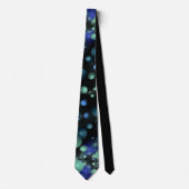 Cosmos Blue Green Bubbles Business Dress Attraktio Krawatte (Vorderseite)