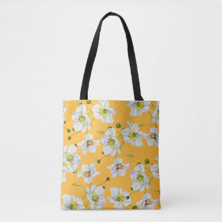 Cosmos-Blume Aquarellmuster Tasche