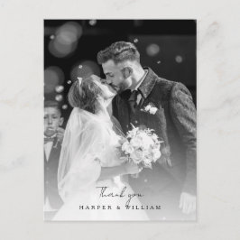 cosmos Blume danke Ihnen Foto Hochzeit Postcard Postkarte