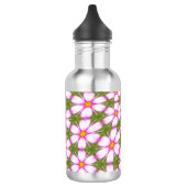 Cosmos-Blume-Muster Edelstahlflasche (Links)