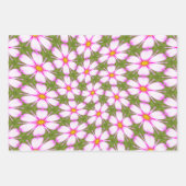 Cosmos-Blume-Muster Geschenkpapier Set (Vorderseite 3)