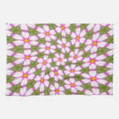 Cosmos-Blume-Muster Geschirrtuch (Horizontal)