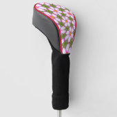 Cosmos-Blume-Muster Golf Headcover (angewinkelt)