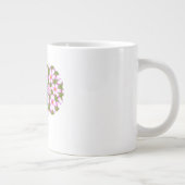 Cosmos-Blume-Muster Jumbo-Tasse (Rechts)