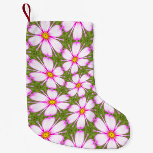 Cosmos-Blume-Muster Kleiner Weihnachtsstrumpf