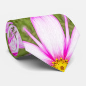 Cosmos-Blume-Muster Krawatte (Gerollt)