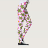 Cosmos-Blume-Muster Leggings (Rechts)
