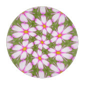 Cosmos-Blume-Muster Schneidebrett (Vorderseite)