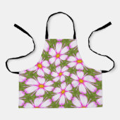 Cosmos-Blume-Muster Schürze (Vorderseite)