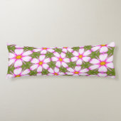 Cosmos-Blume-Muster Seitenschläferkissen (Vorderseite)