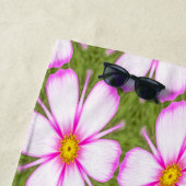 Cosmos-Blume-Muster Strandtuch (Beispiel)