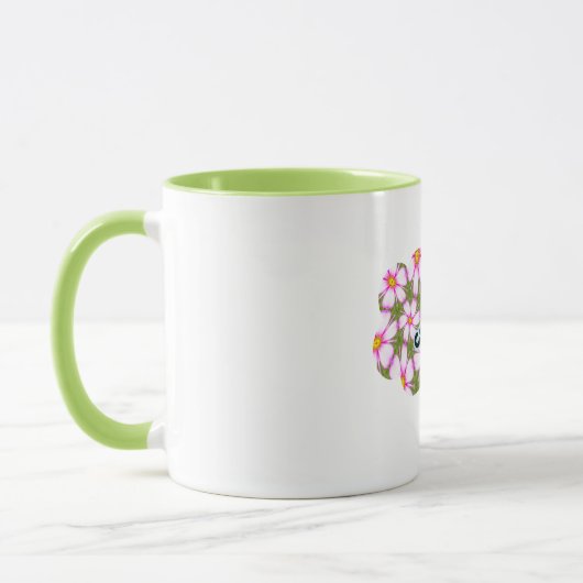 Cosmos-Blume-Muster Tasse (Links)