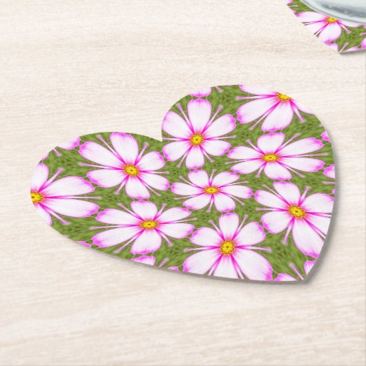 Cosmos-Blume-Muster Untersetzer (angewinkelt)
