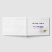 Cosmos Blume Vow Renewal Guest Book Gästebuch (Voll)