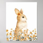 Cosmos Bunny Blume Holz Kinderzimmer Dekoration (Vorne)