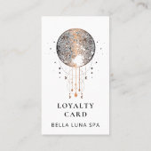 *~* Cosmos Celestial Boho QR belohnt Gold Stars Treuekarte (Rückseite)