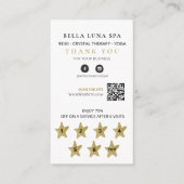 *~* Cosmos Celestial Boho QR belohnt Gold Stars Treuekarte (Vorderseite)