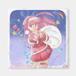 Cosmos Christmas Magnet