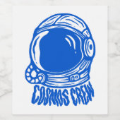 Cosmos Crew Weinetikett (Einzelnes Label)
