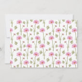 Cosmos Floral Botanical Note Card Mitteilungskarte (Vorderseite)