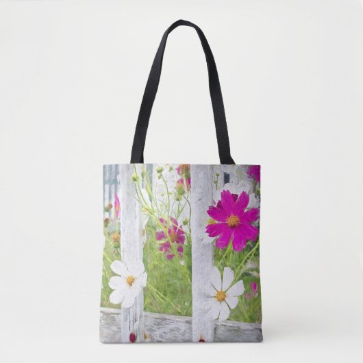 Cosmos Flower Garden Tasche (Vorderseite)