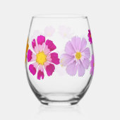 Cosmos Flowers Drinkware Set Weinglas Ohne Stiel (Rechts)