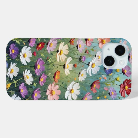 Cosmos Garden Abstrakt Case-Mate iPhone Hülle (Rückseite (Horizontal))