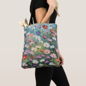 Cosmos Garden Abstrakt Tasche (Von Nahem)