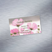 Cosmos Garden Blume Blumen Magnetische Visitenkarte (Beispiel)