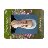 Cosmos Garden Flowers  Memorial Keepsake  Magnet (Horizontal)