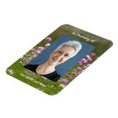 Cosmos Garden Flowers  Memorial Keepsake  Magnet (Linke Seite)