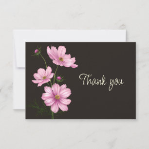Cosmos-Garten-Blumen-Blumenstrauß Danke