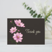 Cosmos-Garten-Blumen-Blumenstrauß Danke (Stehend Vorderseite)