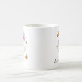 Cosmos-Geburtsmonatsblume Kaffeetasse (Mittel)