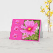 Cosmos Geburtstagskarte Karte (Gelbe Blume)