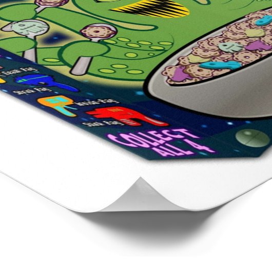 COSMOS-Getreidebox Poster (Ecke)