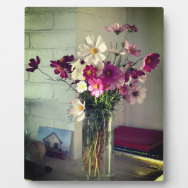 Cosmos Hütte Mantle Arrangement Tabletop Plaque Fotoplatte