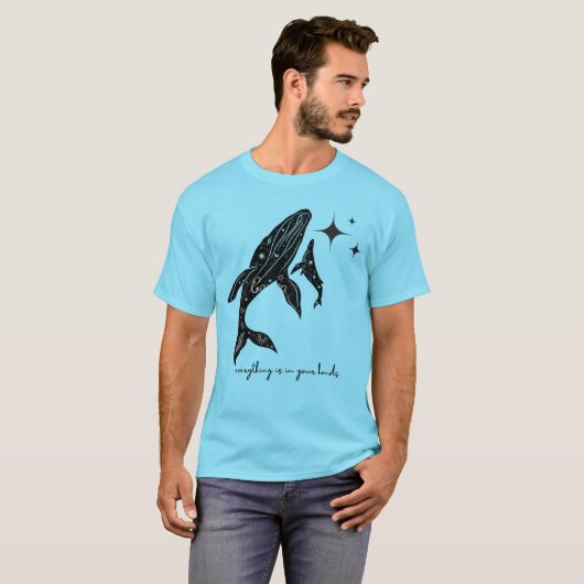 "Cosmos in Your Hands" T-Shirt (Vorne ganz)