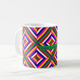 Cosmos-infinite Personalized Mug - Purple/Green Kaffeetasse