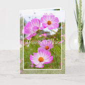 Cosmos Karte (Vorderseite)
