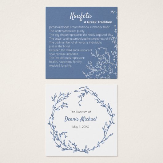 Cosmos Koufeta Card (Vorne & Hinten)