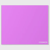 Cosmos lila Farbname Geschenkpapier (Flach)