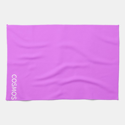 Cosmos lila Farbname Geschirrtuch (Horizontal)