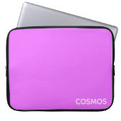 Cosmos lila Farbname Laptopschutzhülle (Vorderseite)