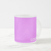 Cosmos lila Farbname Mattglastasse (VorderseiteRechts)