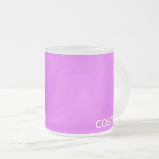 Cosmos lila Farbname Mattglastasse (VorderseiteRechts)