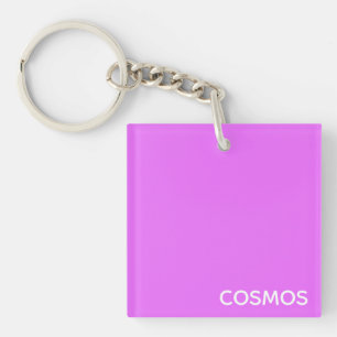 Cosmos lila Farbname Schlüsselanhänger