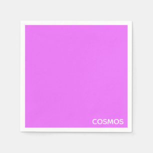 Cosmos lila Farbname Serviette